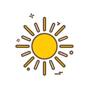 Hava simgesi tasarım vektörü