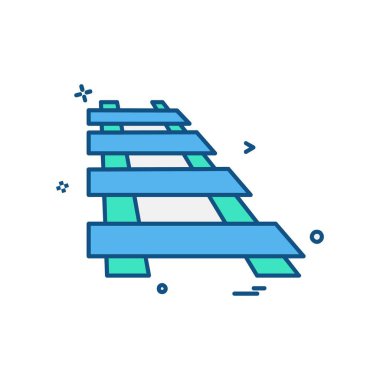 Tren simge tasarlamak vektör