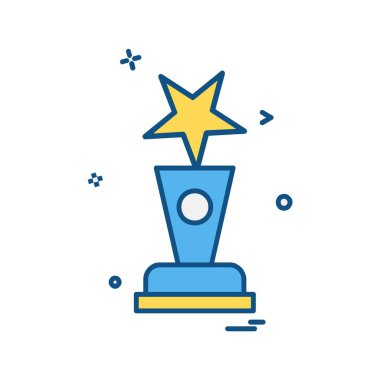 Ödül simgesi tasarım vektörü