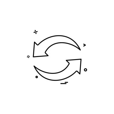 yenileme yeniden yükle ok temel simgesi