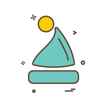 Noel simgesi tasarım vektörü