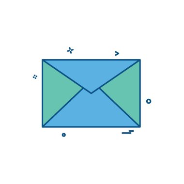 Mesasges simge tasarım vektörü 