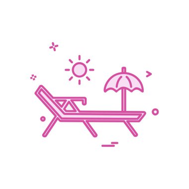 Yüzme simge tasarlamak vektör 