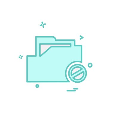 Klasör simge tasarlamak vektör