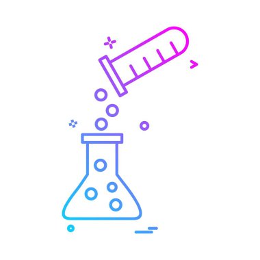 Tüplü matara ikon vektör tasarımı