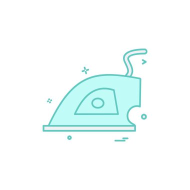 Demir simgesi tasarım vektörü