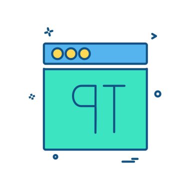 Web düzeni simge tasarım vektörü