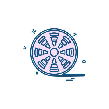 Ortam ve Kamera simgesi tasarım vektörü 