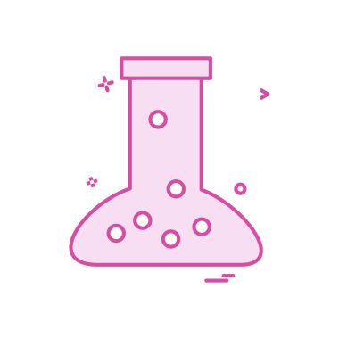 deney şişesi simge tasarlamak vektör