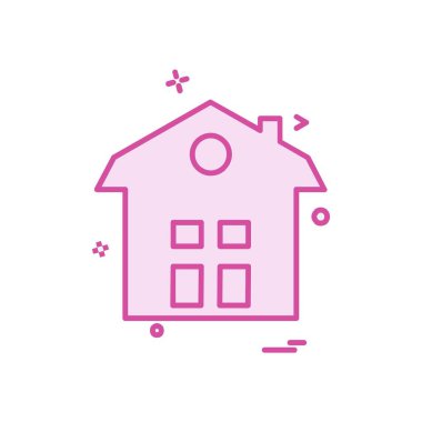 Ev simgesi tasarım vektörü