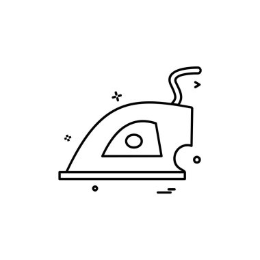 Demir simgesi tasarım vektörü