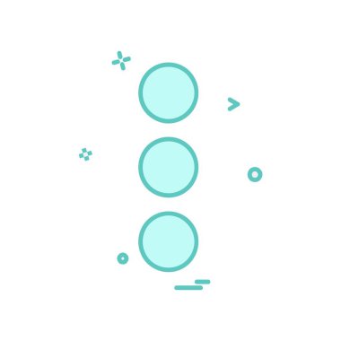 Menü simgesi tasarım, renkli vektör çizim