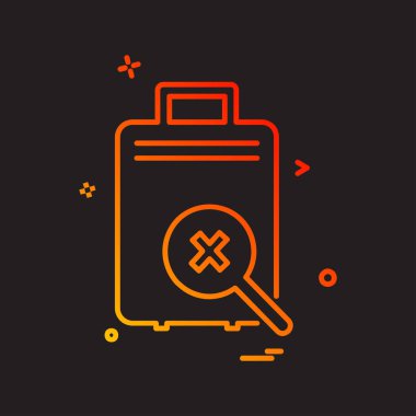 Seyahat simgesi tasarım vektörü 