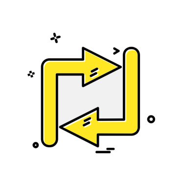 Simge tasarım vektörünü tazele