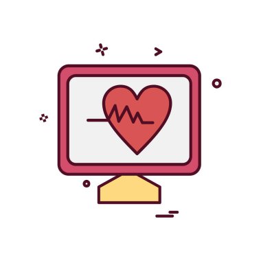 Bilgisayar simgesi tasarım vektörü