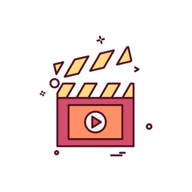 Ortam ve Kamera simgesi tasarım vektörü 