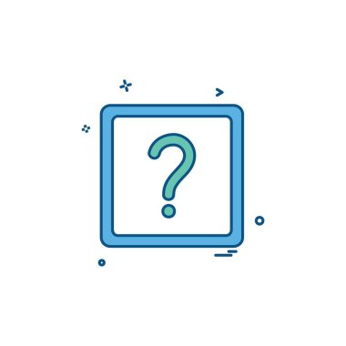 Simge tasarım vektörüne yardım