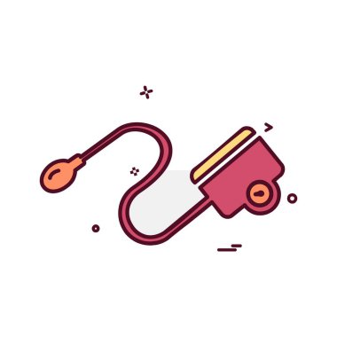 Tansiyon simgesi tasarım vektörü