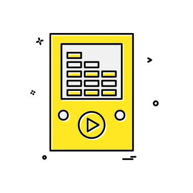 Video simge tasarlamak vektör