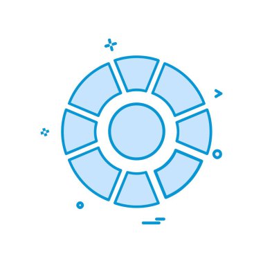 Hedef simge tasarım vektörü
