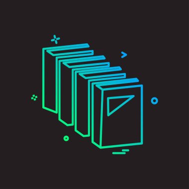 Eğitim simge tasarlamak vektör