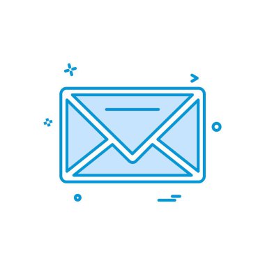 İleti simge tasarlamak vektör