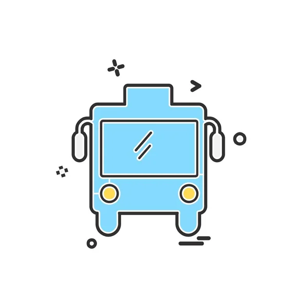 Trasnport Icon Design Vektor — Stockvektor