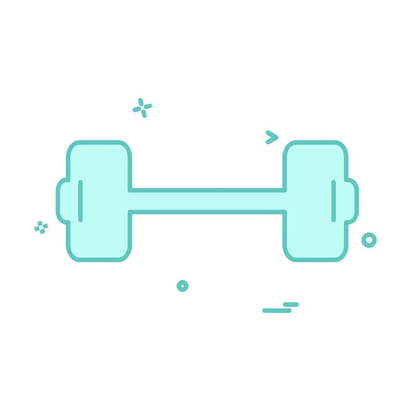 Dumbell 아이콘 디자인 — 스톡 벡터