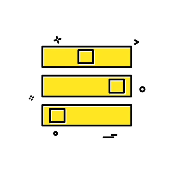 아이콘 디자인 — 스톡 벡터