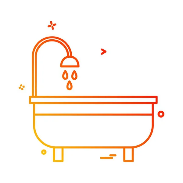 トイレのアイコン デザインのベクトル — ストックベクタ