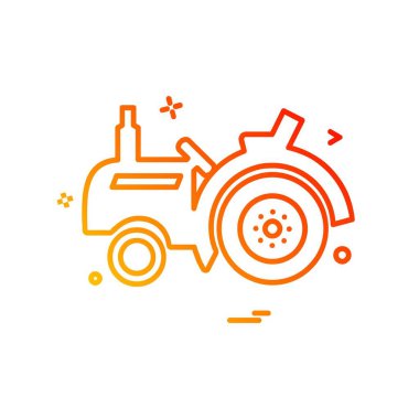 Kamyon simgesi tasarım vektörü