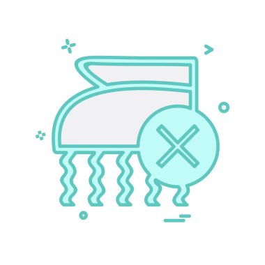 Demir simgesi tasarım vektörü