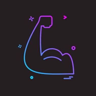 Spor salonu simge tasarlamak vektör