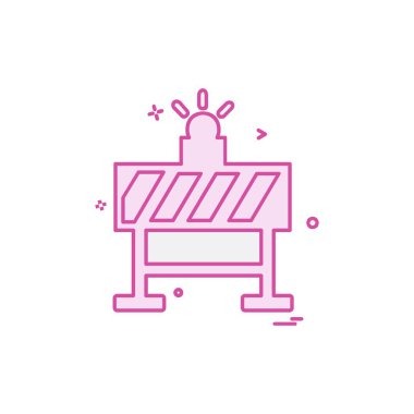 İş simgesi tasarım, renkli vektör çizim