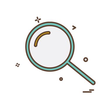 Arama simge tasarlamak vektör