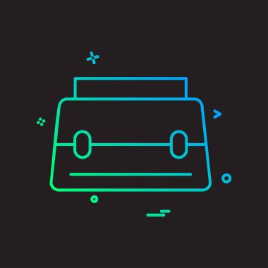 Eğitim simge tasarlamak vektör