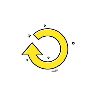 Simge tasarım vektörünü tazele