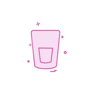 Cam simge tasarlamak vektör 