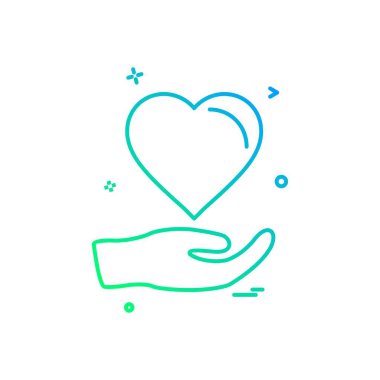 Tıbbi simge tasarım, renkli vektör çizim