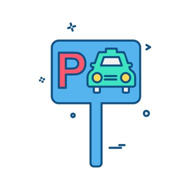 Park simge tasarlamak vektör