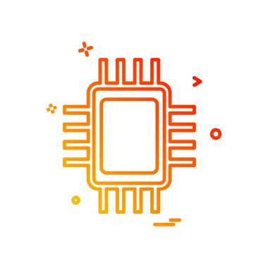 IC simge tasarlamak vektör