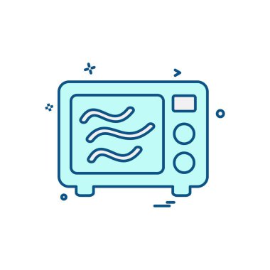 Mutfak simgesi tasarım vektörü 