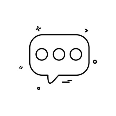 İleti simge tasarlamak vektör