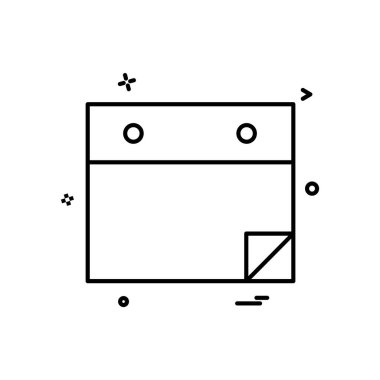 Web yerleşim simgesi tasarım vektörü