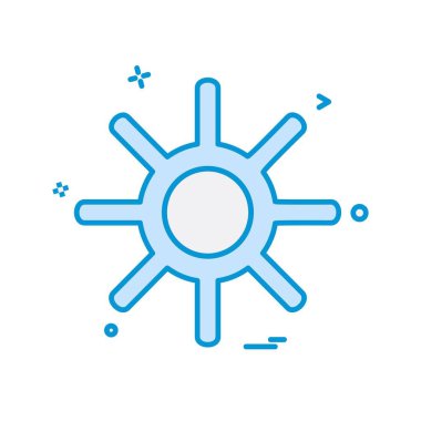 Vites simgesi tasarım vektörü