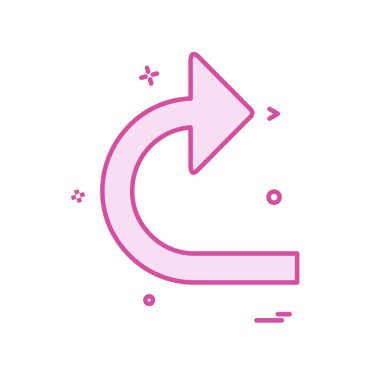 Ok simgesi tasarım vektörü