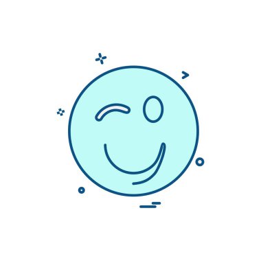 Emoji simgeleri tasarım vektörü 