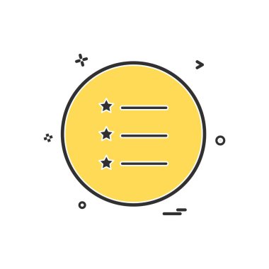 liste simgesi vektör tasarımı 