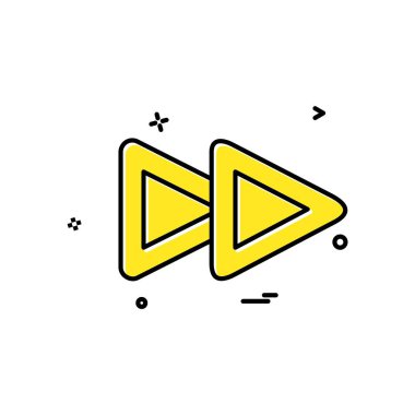 Medya simge vektör beyaz arka plan üzerinde