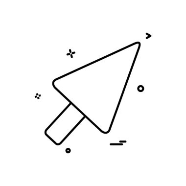 Ok simgesi tasarım vektörü